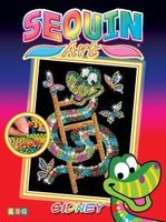Paillettenbild Sequin Art - Schlange