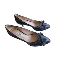 Escarpins Clarks en cuir noir – Pointure 39