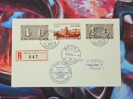CL31 Enveloppe + Timbre Suisse 1943
