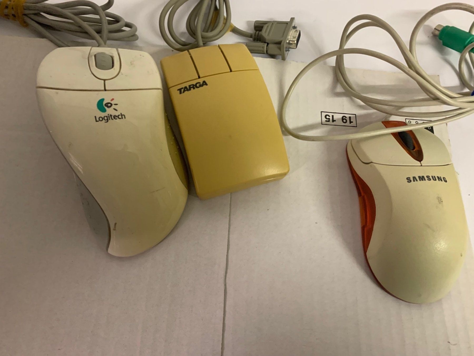 Logitech Mouse: Logitech, Targa, Samsung - 3 PC Mäuse, ältere Modelle – Difettoso da Emmen venduto da newdeal1970