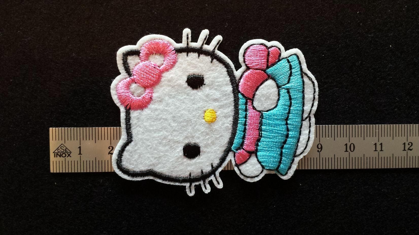 Patches: Hello Kitty Aufbügelapplikation Iron-on – Neu (gemäss Beschreibung) aus Langenthal von flowersNbirds 2