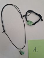 Chrysopras Armband und Halskette 