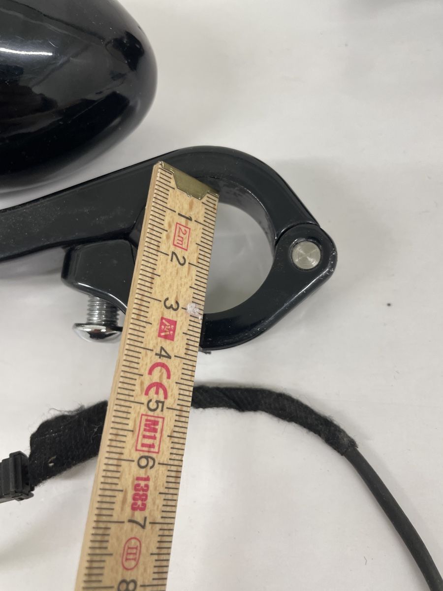 Fari: Retro Motorrad Zusatzscheinwerfer Set schwarz – Usato da Zürich venduto da feuerstern 4