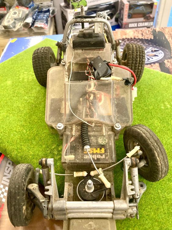 Body Rough rider Tamiya avec chassis de Super champ Tamiya (Defekt) in ...