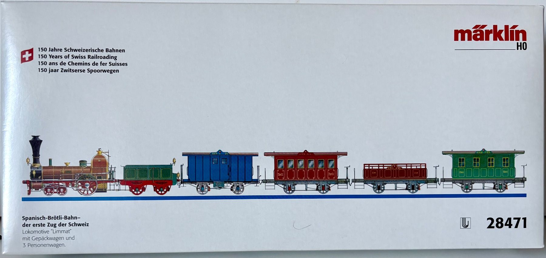 Märklin Modellini di ferrovie: MÄRKLIN, "Spanisch Brötli Bahn" Unbespielt – Nuovo e nell'imballaggio originale da Gipf-Oberfrick venduto da Wadi70
