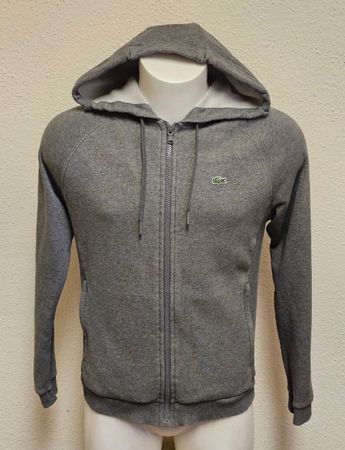 LACOSTE SPORT Hoodie mit Reißverschluss – Gr. 38 – Grau