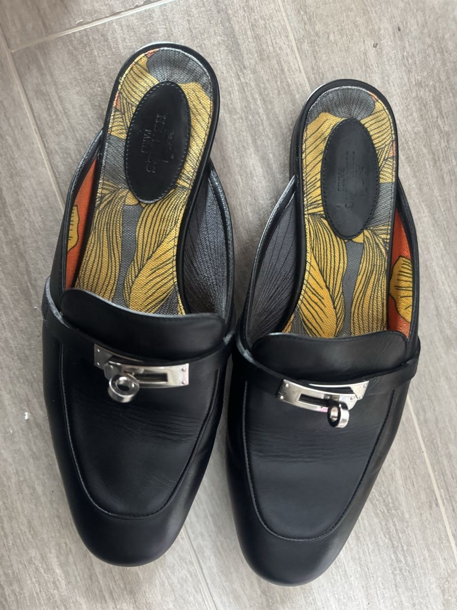 Hermès Damenschuhe: Hermes oz mules Size 40 black  – Gebraucht aus Davos Dorf von gin_8k9d 4