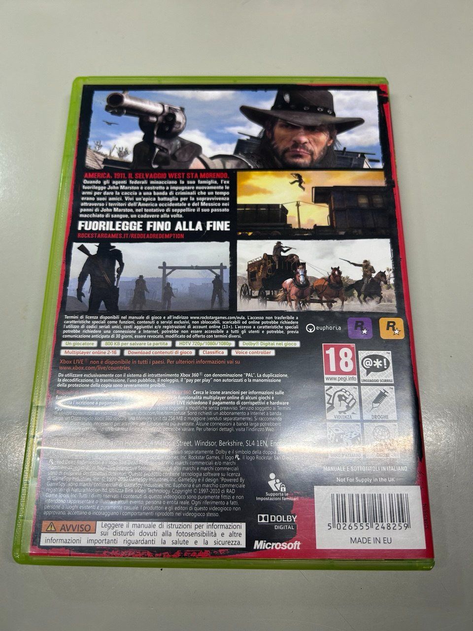 Microsoft Giochi: Red Dead Redemption per Xbox 360 – Usato da Giubiasco venduto da LorisVale 1