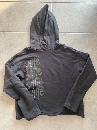 Kaputzenpulli schwarz von OVS Grösse 152