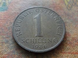 AUTRICHE  1  Schilling  1986