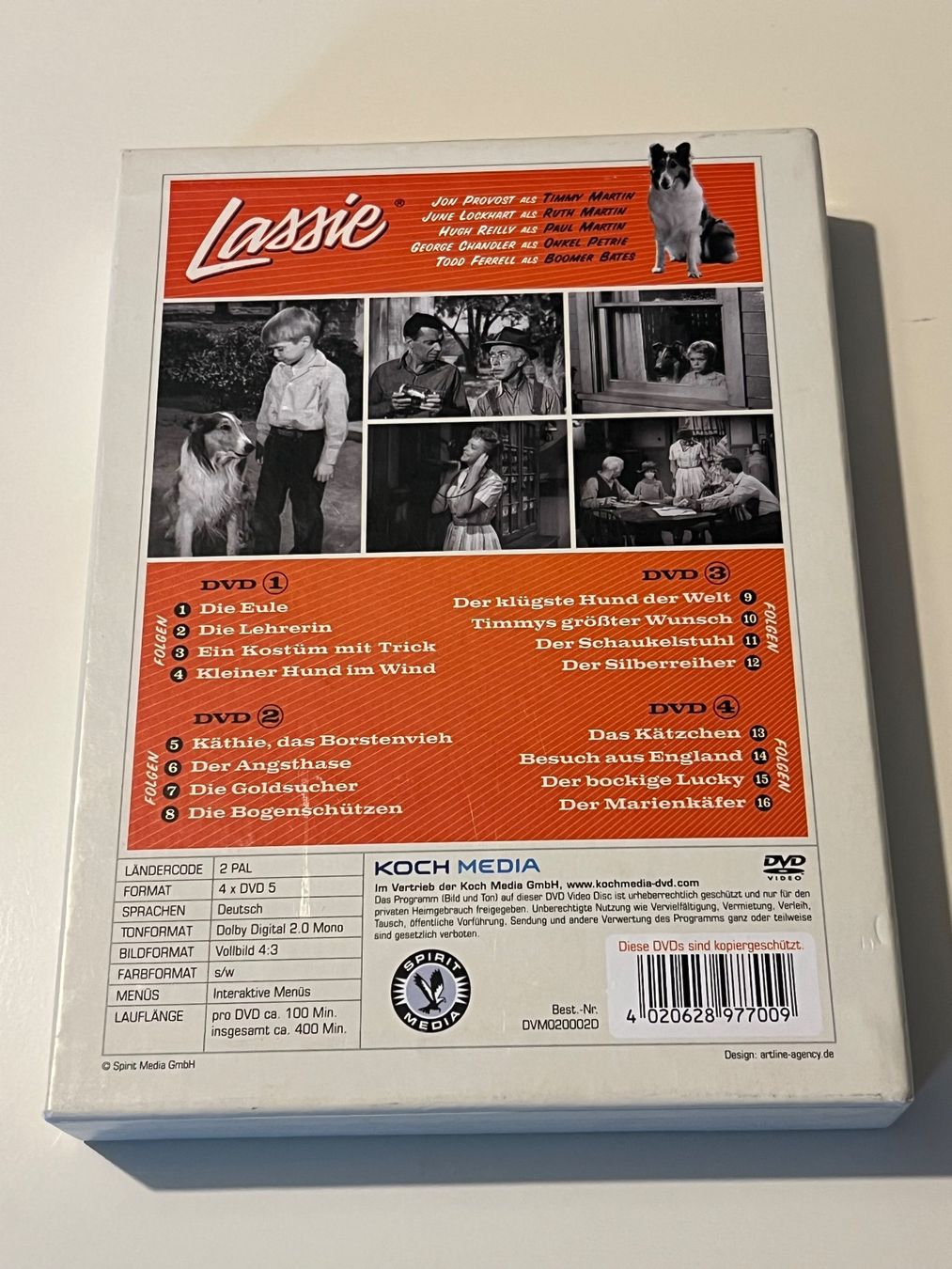 Tutti i DVDs: Lassie - Seine spannendsten Abenteuer - DVD Box – Usato da Altstätten SG venduto da sheamus 1