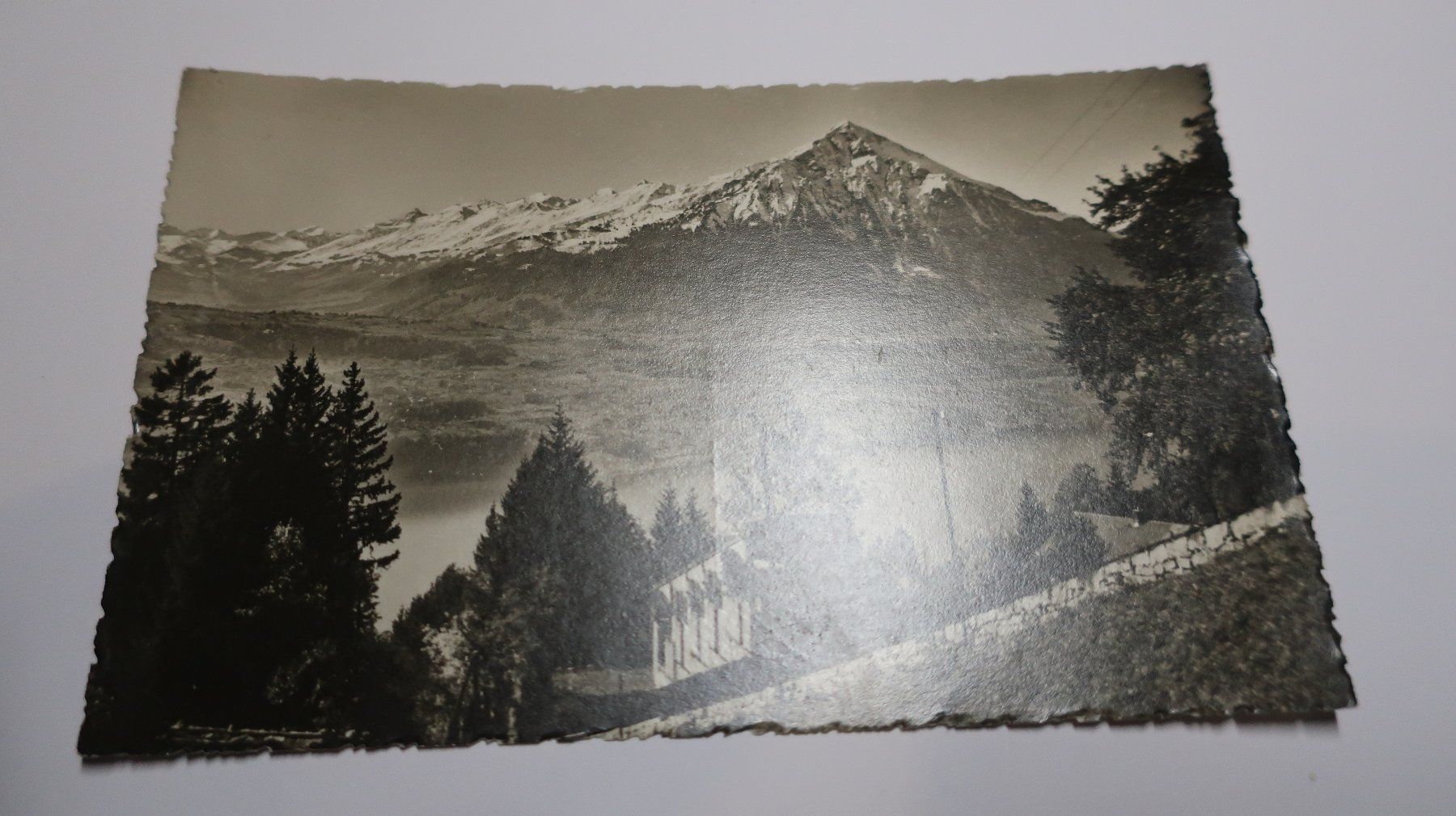 Cartoline postali: Beatenberg mit Niesenkette  N°221 Funiculaire – Usato da Cormoret venduto da Pascalll2001 1