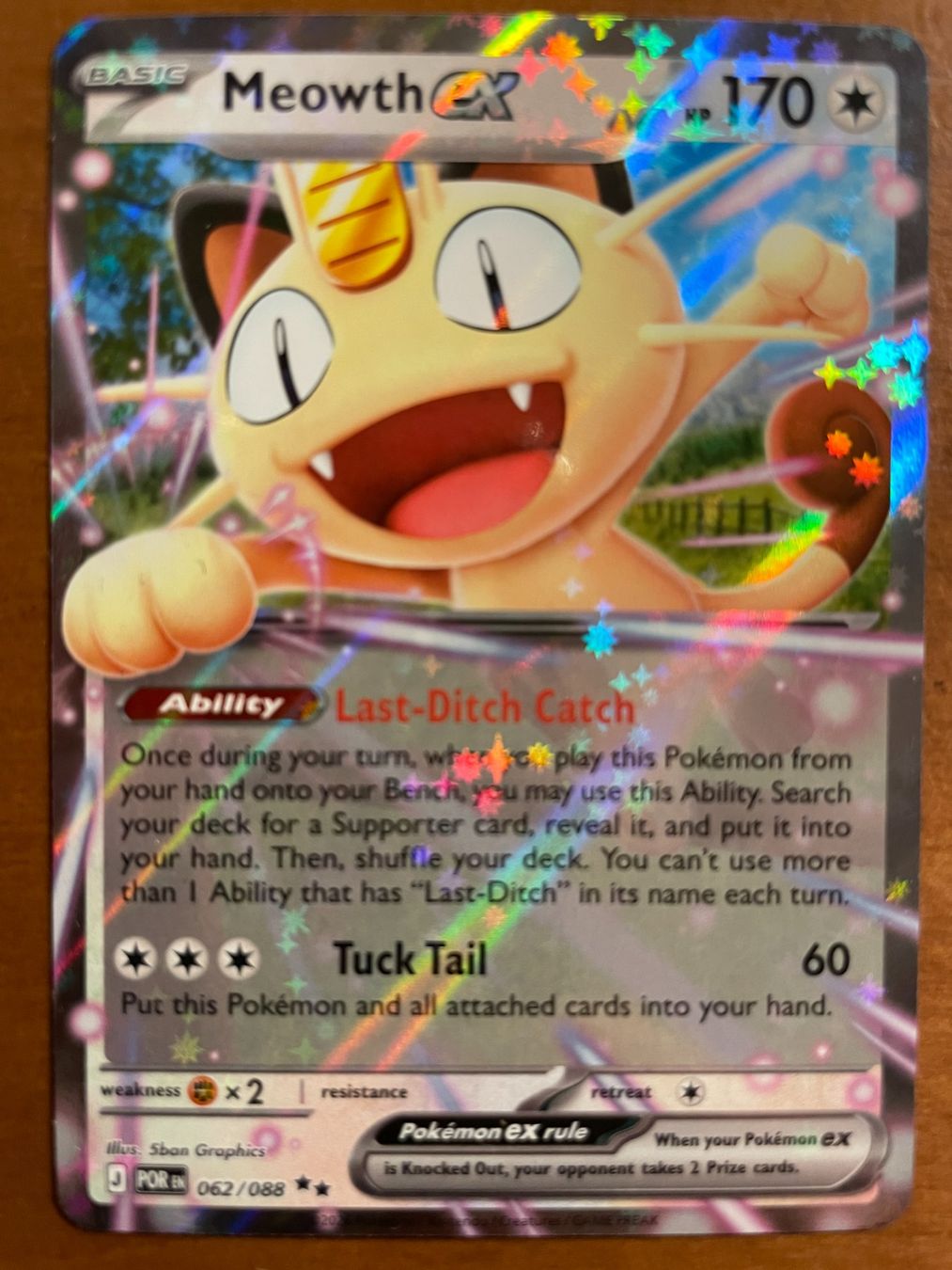 Pokémon Carte collezionabili: Pokemon Meowth eX (Versand gratis) – Nuovo (secondo la descrizione) da Chur venduto da Angerson