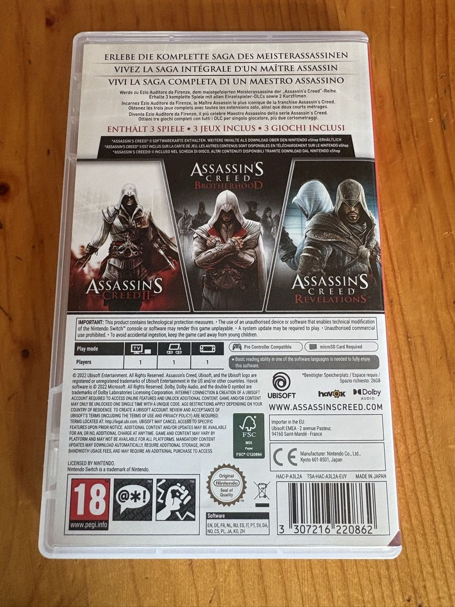 Nintendo Jeux: Assasin’s Creed Switch Multilingue – D'occasion à La Brévine par daduszka 1