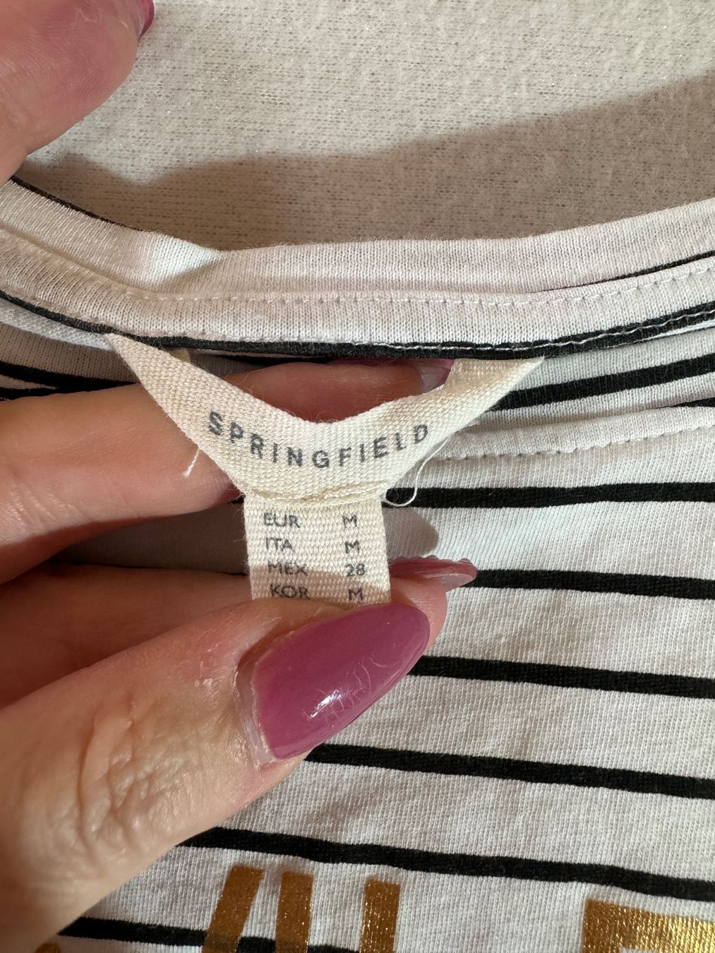 Maglioni & Felpe: Gestreiftes Langarm Shirt von Springfield Gr. M – Usato da Grosswangen venduto da SALE_SALE_SALE 2