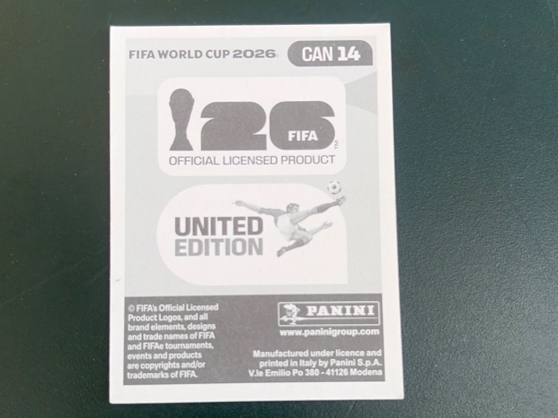 Panini Sammelbilder & Trading cards: FIFA WORLD CUP 2026 - CAN 14 – Gebraucht aus Orbe von heglau 1