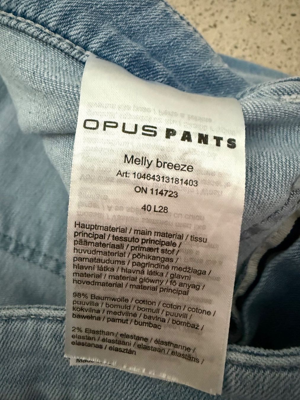 Opus Jeans: Jeans "Opus", Gr. 40 L28 – Usato da Diepoldsau venduto da Luec0 3
