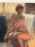 erotische Frau, Postkarte