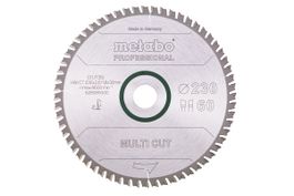 Kreissägeblatt Ø 230 X 30mm Z60 WZ 5° von Metabo