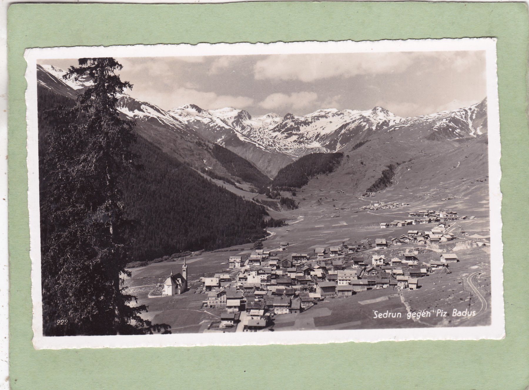Cartes postales: Sedrun gegen Piz Badus – D'occasion à Herisau par Lisegrat2008