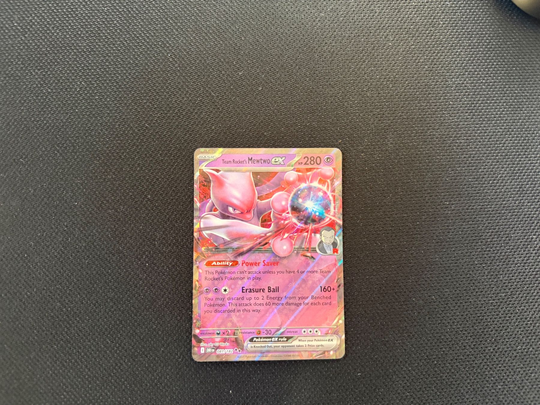 Pokémon Cartes à collectionner: Team Rocket's Mewtwo ex 081/182 – D'occasion à Zürich par mountainwizard00