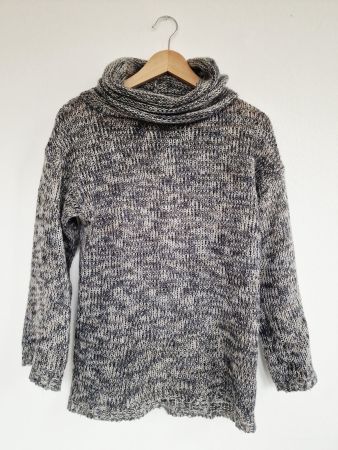 Kuscheliger Damen Rollkragen Pullover H&M Gr. XS Grau
