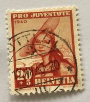Pro Juventute Briefmarken gestempel   