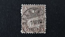 Vollstempel BALSTHAL SBK 45 faser  7.III.1882   135