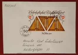 Bäcker KP.13 - Dreierbögli auf Brief