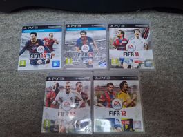 lot 5 disques Jeu Vidéo FIFA  PlayStation 3 (PS3) bon état