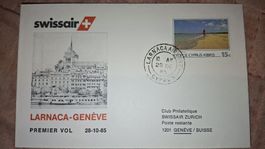 Swissair Larnaca - Geneve 28.10.1985