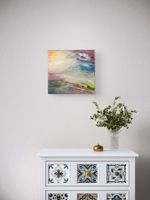 Ölgemälde auf Leinwand 30x30, Öl auf Leinwand