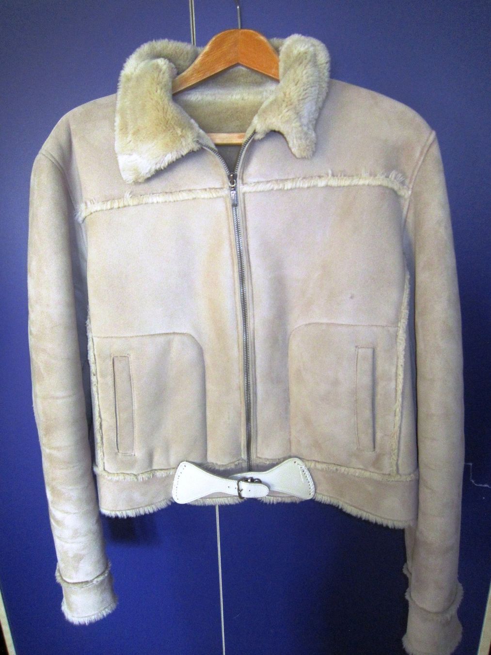 Giacche: Damen Lammfell-Imitat-Jacke USA – Usato da Schönenwerd venduto da Blackberry_2017