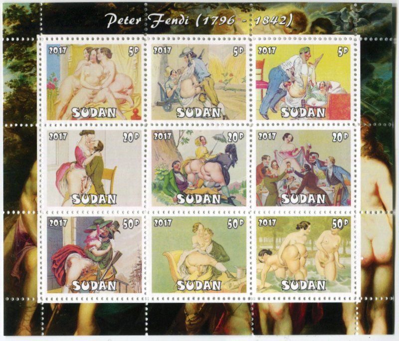 Alle Briefmarken: Block "Erotik". Sudan – Neu und originalverpackt aus Basel von Butsch5