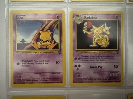 Pokemon Cards Abra Kadabra 1st Edition 63/102 64/102