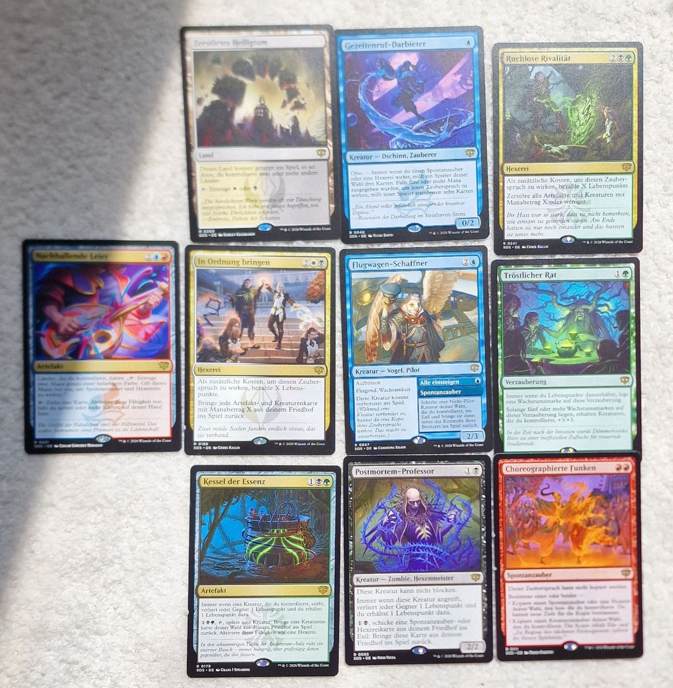 Magic The Gathering Carte collezionabili: MTG 10x Rare Paket Borderless &Foil DE – Nuovo e nell'imballaggio originale da Mauren venduto da Karnickel81