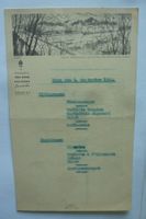 MENUEKARTE MARTHA SUTER, 8. SEPT. 1944. EGLISAU MINERALQUELL