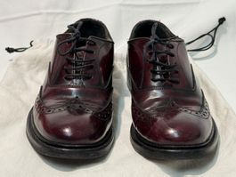 POLLINI Leder-Schnürschuhe für Damen, Brogue braun, Gr. 38