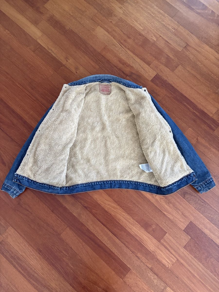 Levi's Giacche: Vintage Levi's Jeansjacke mit Teddyfutter L – Usato da zürich venduto da Fourstar0 3