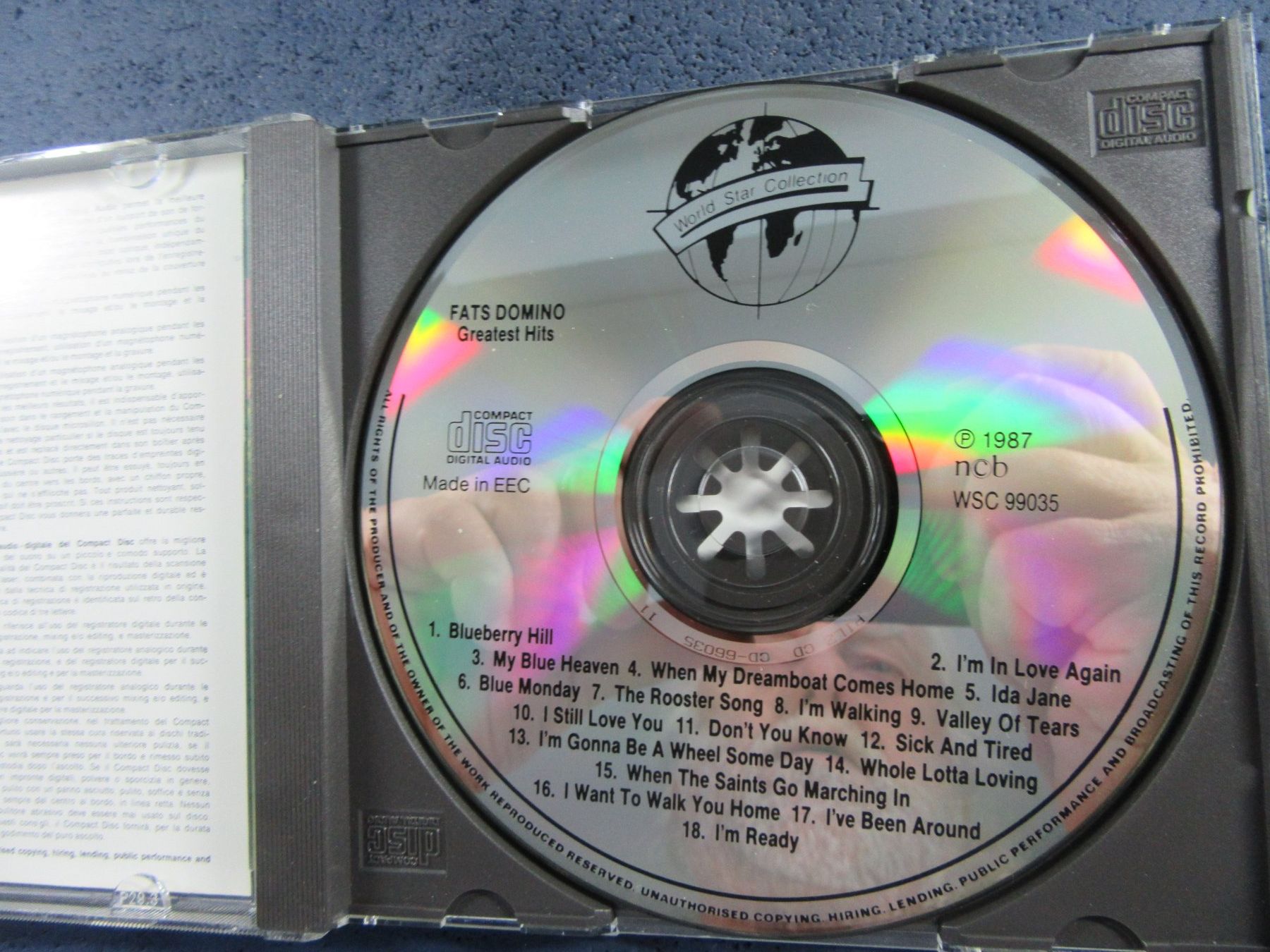 CD: FATS DOMINO CD GREATEST HITS – Usato da Ettingen venduto da Hausi4711 2