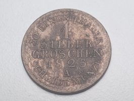 🇩🇪 Brandenburg-Preußen 1 Silbergroschen 1823 A: VF