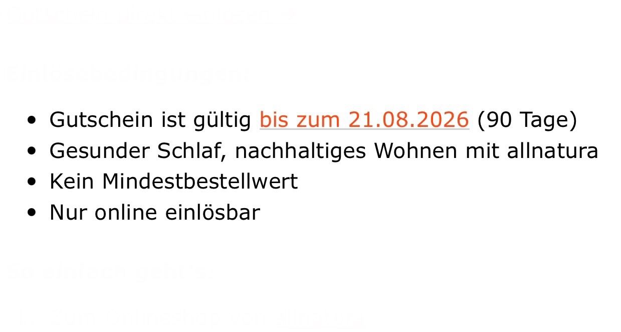 Buoni: Allnatura 10% Rabatt Gutschein – Nuovo e nell'imballaggio originale da Zürich venduto da Marcel_2202 1