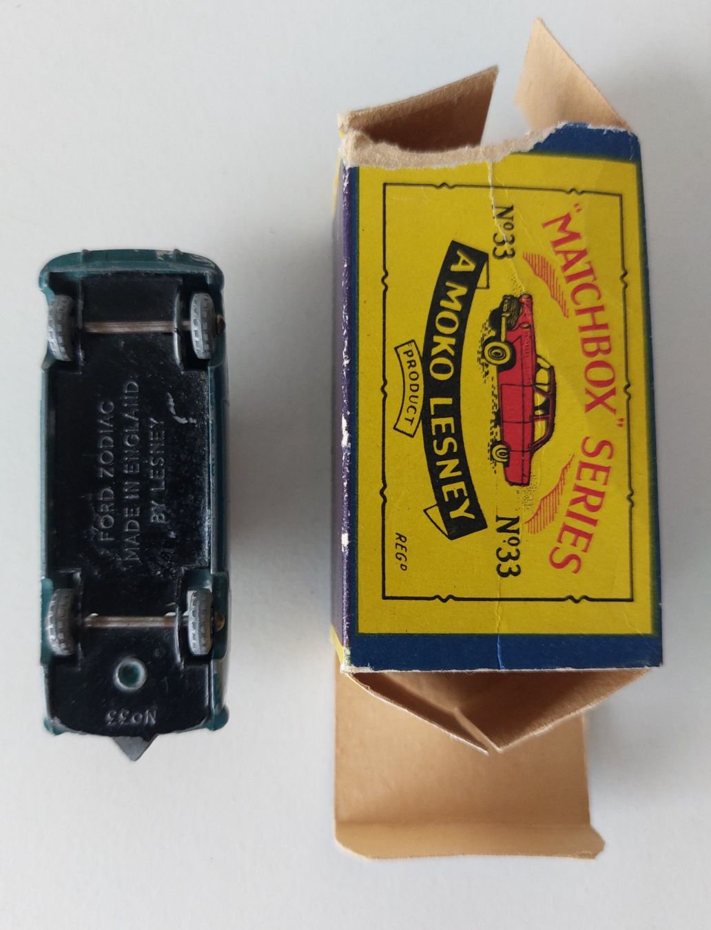 Matchbox Modellini d'auto: Matchbox Lesney Nr. 33A Ford Zodiac – Usato da Schenkon venduto da Elbarto007 7