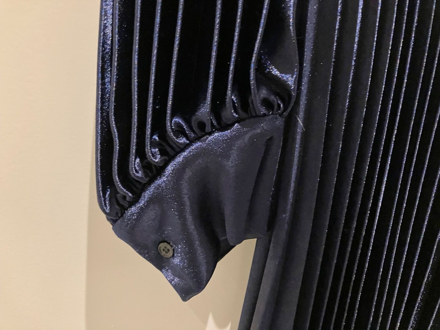 Sandro Vestiti: Sandro - robe de soirée bleue nuit décolleté dos – Usato da Vich venduto da SophieCo 3