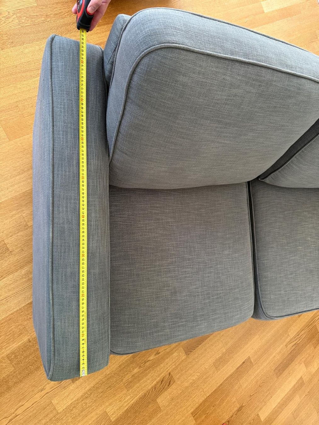 Sofas: SofaWorkshop Charlie 2-Sitzer grauer Stoff – Gebraucht aus Zürich von ben_78y5 4