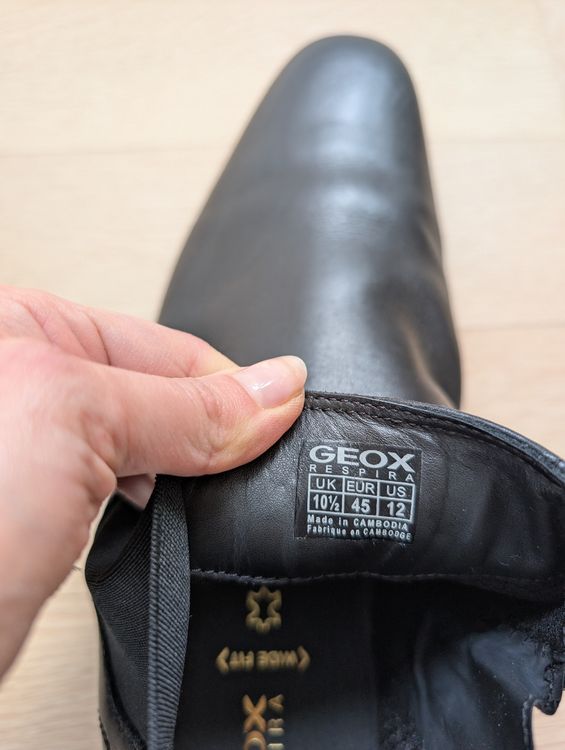 Chaussures hommes: Geox Black Leather Ankle Schoes – D'occasion à Lachen SZ par joa_rf9n 4