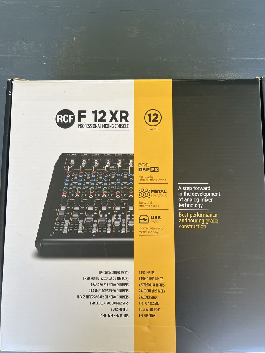 RCF Console di mixaggio: Analog Mixer RCF F 12XR – Usato da Olten venduto da Smay_303