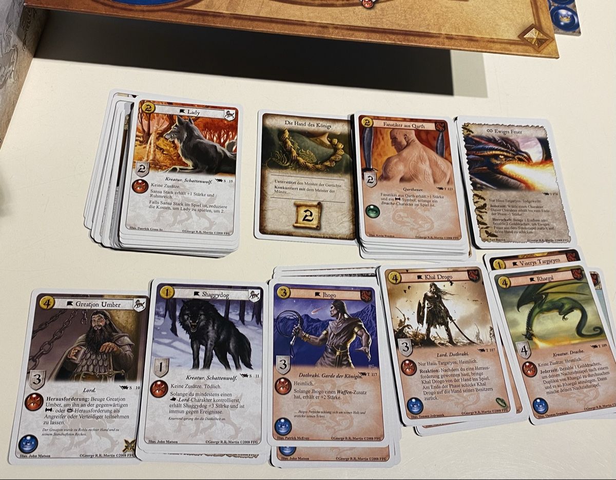 Giochi: Game of Thrones-Der eiserne Thron-Das Kartenspiel 2008 – Usato da Utzigen venduto da Lasagne99 5