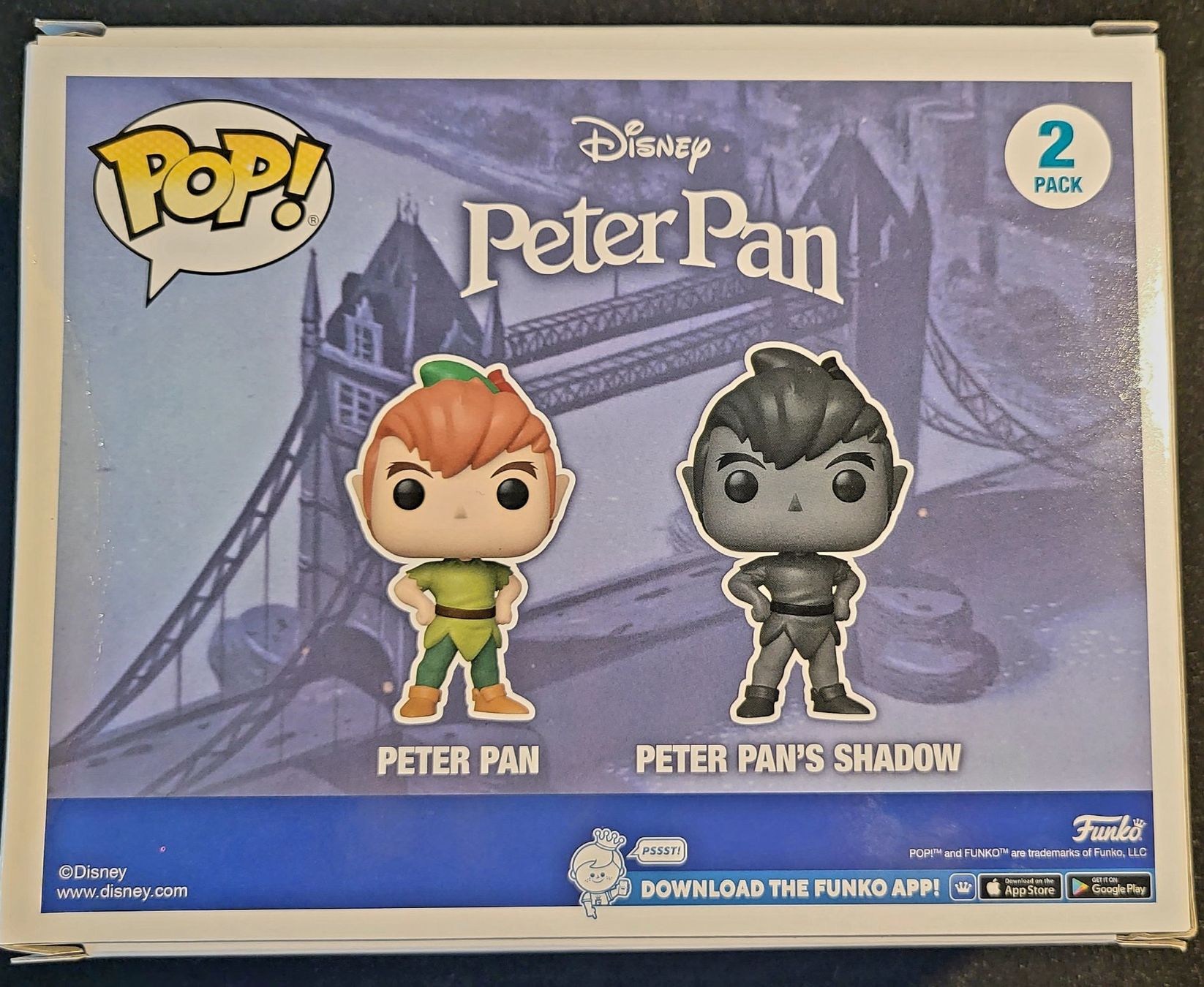 Funko Statuette: Funko Pop Disney  Peter Pan & Peter Pan's Shadow – Nuovo e nell'imballaggio originale da Montet (Glâne) venduto da KOADA 1