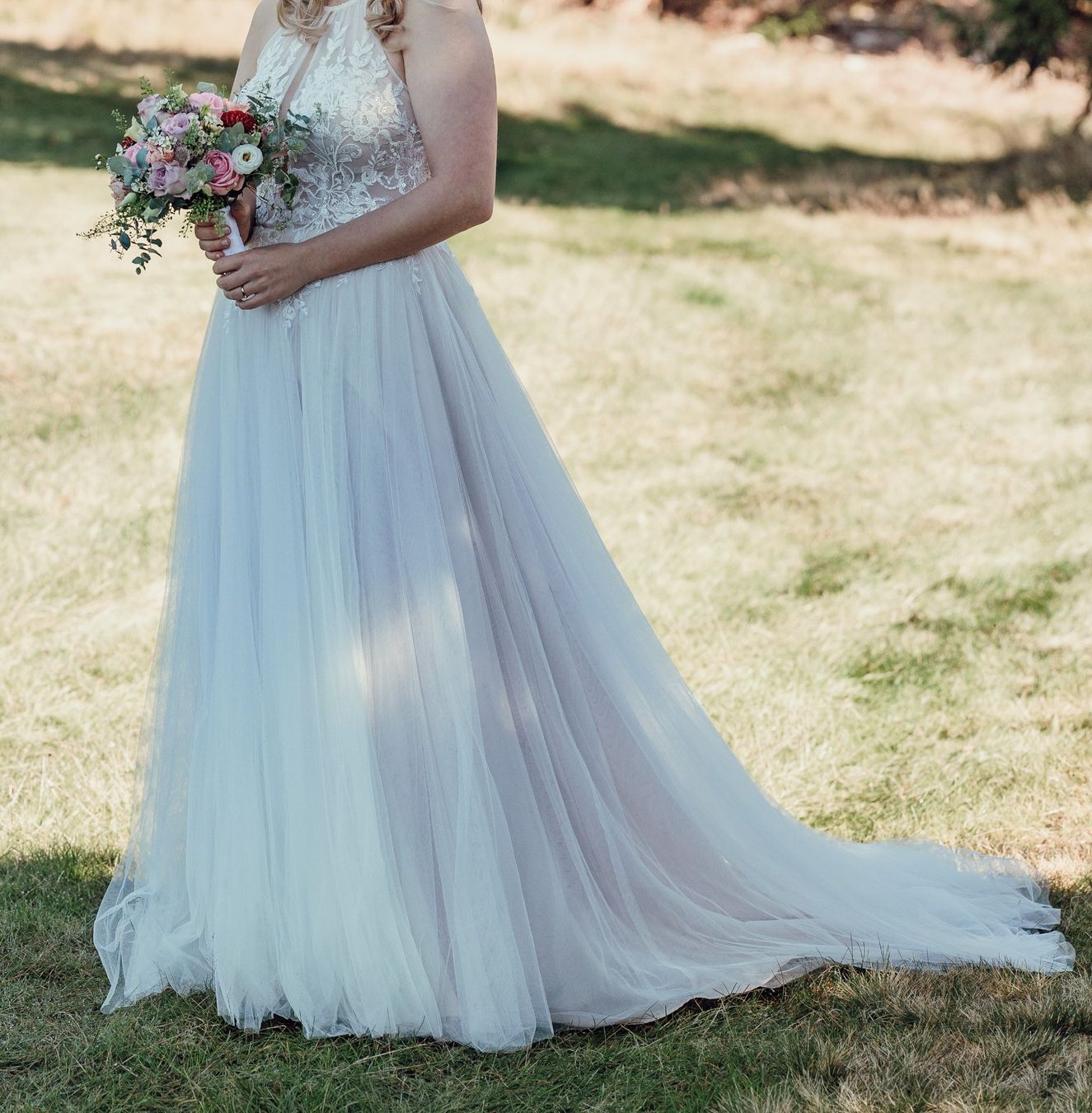 Kleider: Secondhand Brautkleid von Stella York, Grösse 40 – Gebraucht aus Brunnen von Herzig-Brautmode